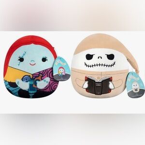 Disney’s Jack Skellington and Sally 8” Squishmallows~NEW!
